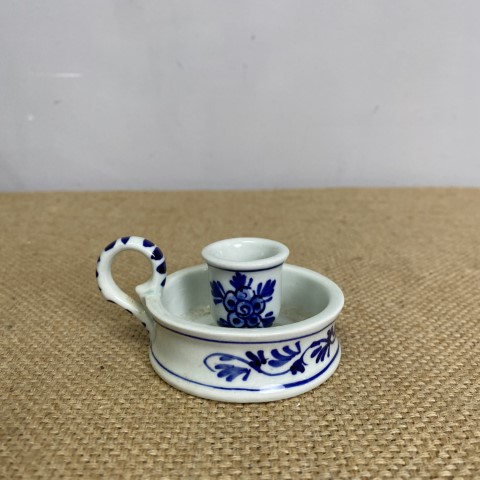 Vintage Delft Candle Holder