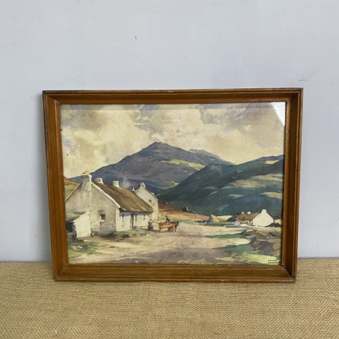 Vintage Frank Sherwin 'The Mourne Mountains' Print