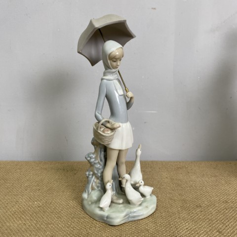 Lladro Figure - Girl with Umbrella (#4510)