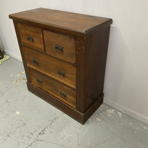 Federation Kauri Pine Chest of Drawers