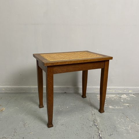 Vintage Rattan Side Table