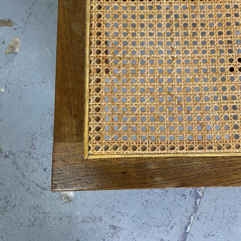 Vintage Rattan Side Table