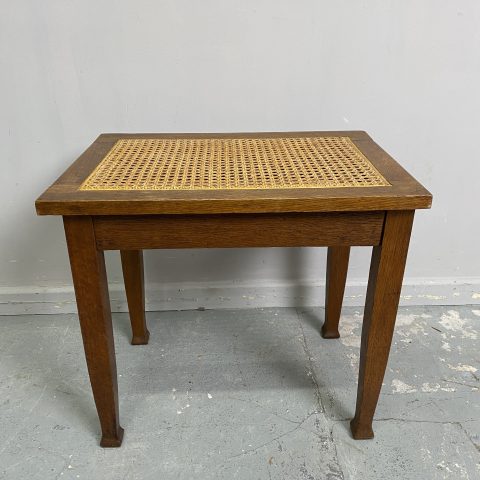 Vintage Rattan Side Table