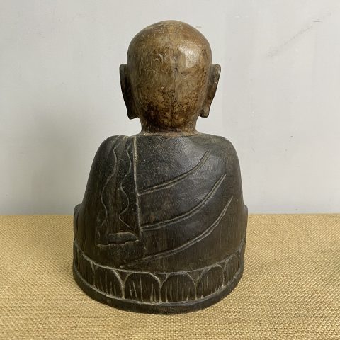 Vintage Carved Timber Buddha