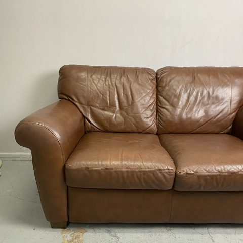 Leather 2 Seater Sofa