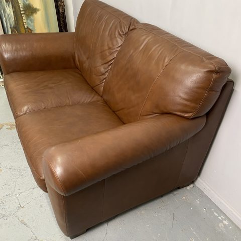 Leather 2 Seater Sofa