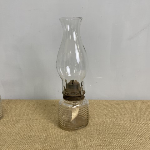 Vintage 'Bushells' Glass Oil Lamp