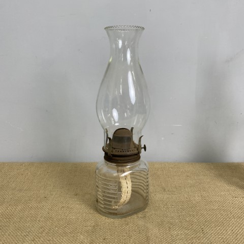 Vintage 'Bushells' Glass Oil Lamp