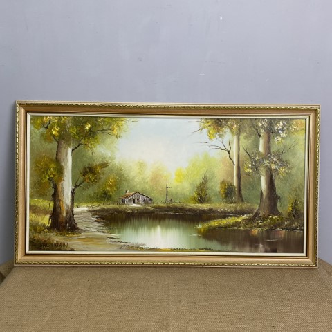 Vintage Oil Painting - Australian Landscape