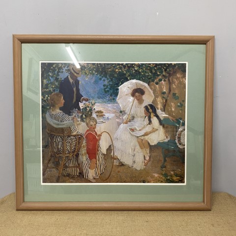 Framed Print - 'The Arbour' by E. Phillips-Fox