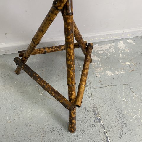 Vintage Tiger Cane Side Table