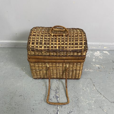 Vintage Cane Basket