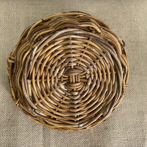 Vintage Cane Basket