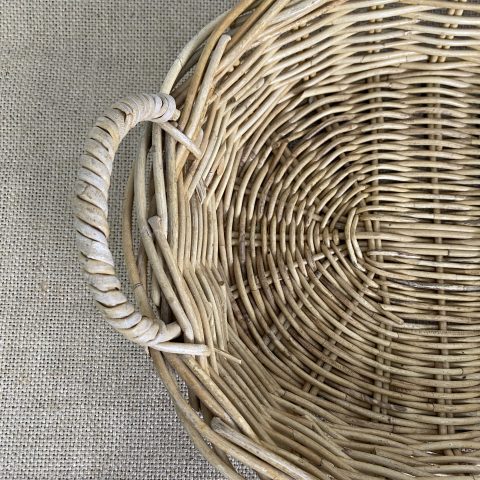 Vintage Cane Basket