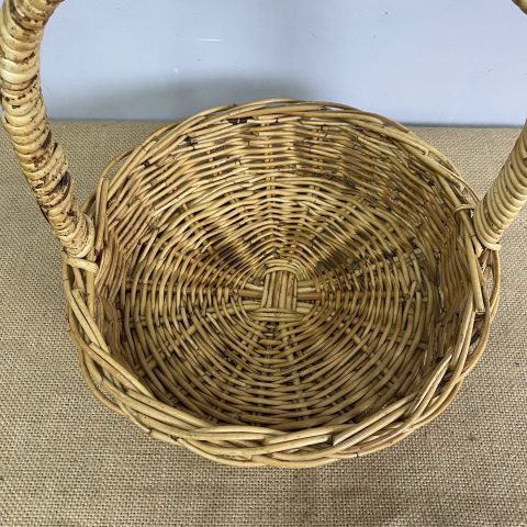 Vintage Cane Basket