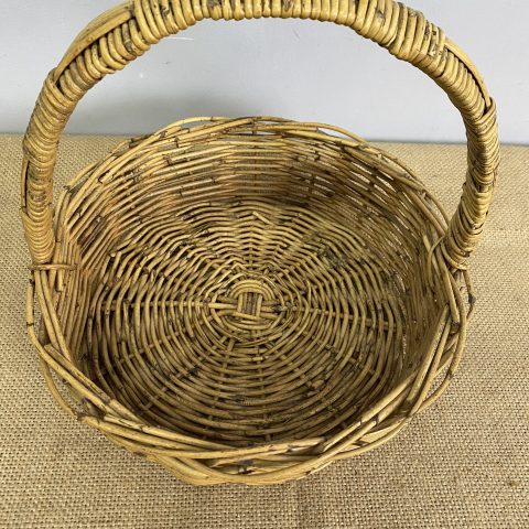 Vintage Cane Basket