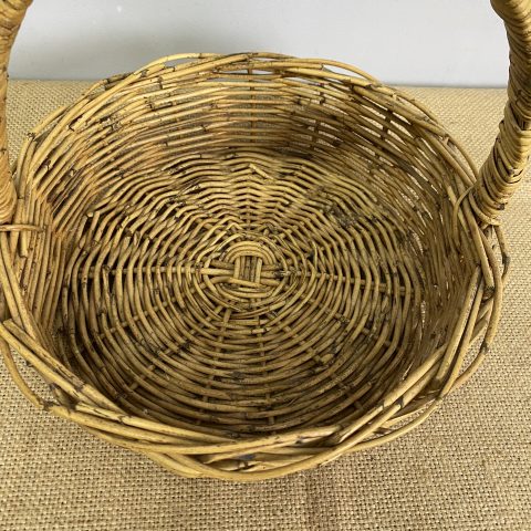 Vintage Cane Basket