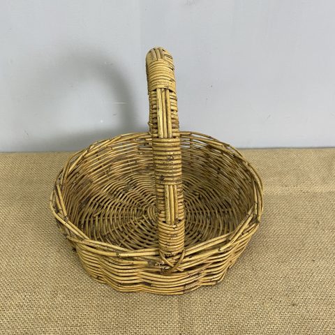 Vintage Cane Basket