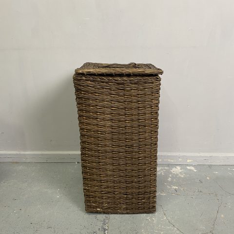 Vintage Cane Laundry Hamper #2