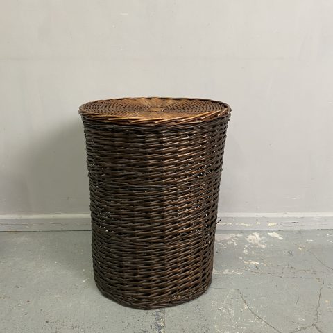 Vintage Cane Laundry Hamper #3