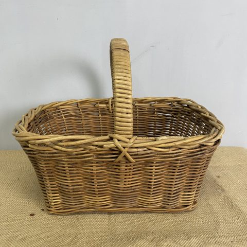 Vintage Cane Basket