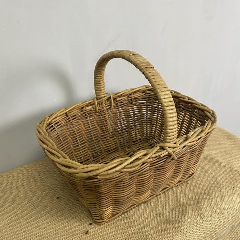 Vintage Cane Basket