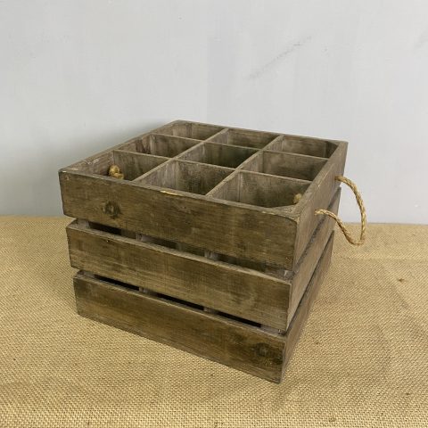 Rustic Bottle Crate