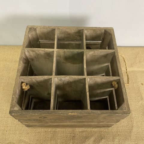 Rustic Bottle Crate