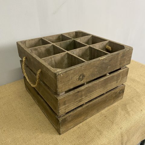 Rustic Bottle Crate