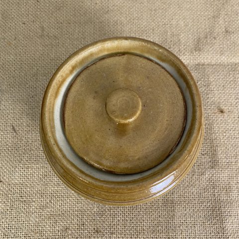 Vintage Lidded Stoneware Cannister