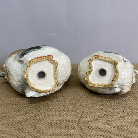 Pair of Large Vintage Ceramic Chicken Salt & Pepper Shakers