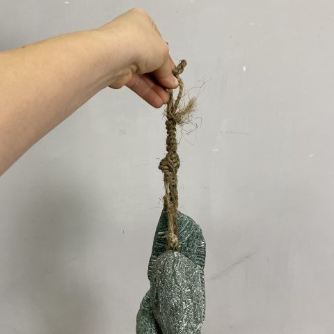 Hanging Ceramic Fish on Rope