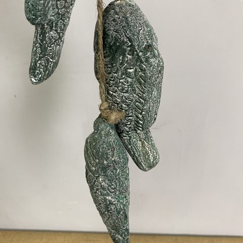 Hanging Ceramic Fish on Rope