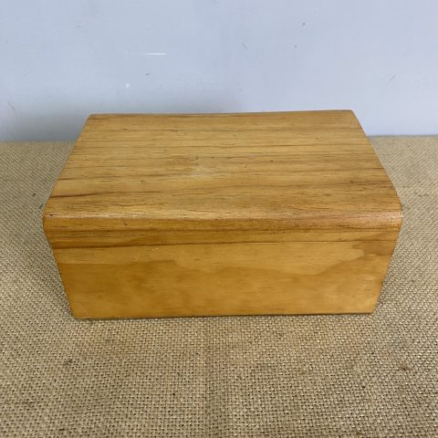 Rustic Timber Box with hinged lid