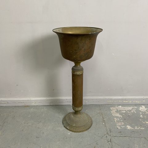 Antique Brass Jardiniere