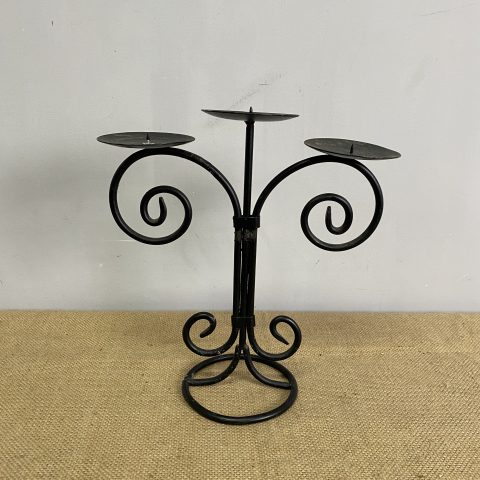 Vintage 3 Arm Tabletop Candelabra