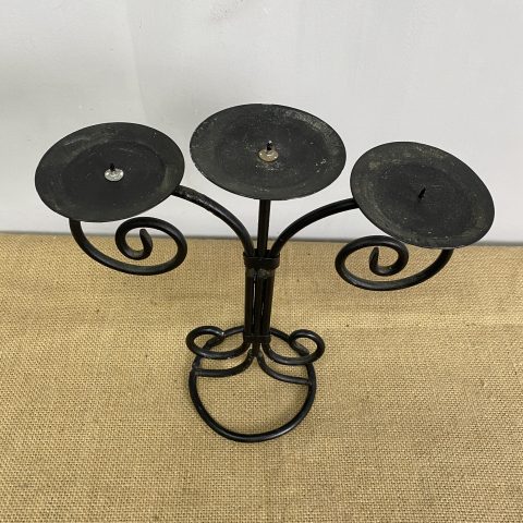 Vintage 3 Arm Tabletop Candelabra