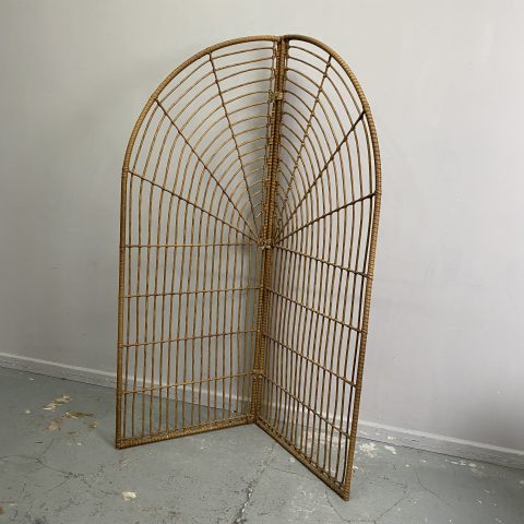 Faux Cane Arched Panel