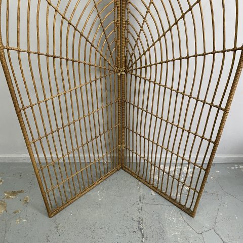 Faux Cane Arched Panel