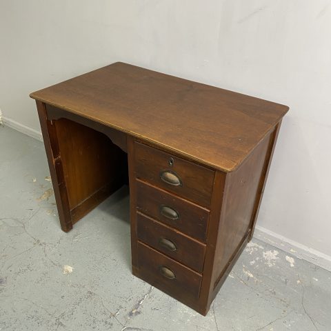 Vintage Timber Study Desk