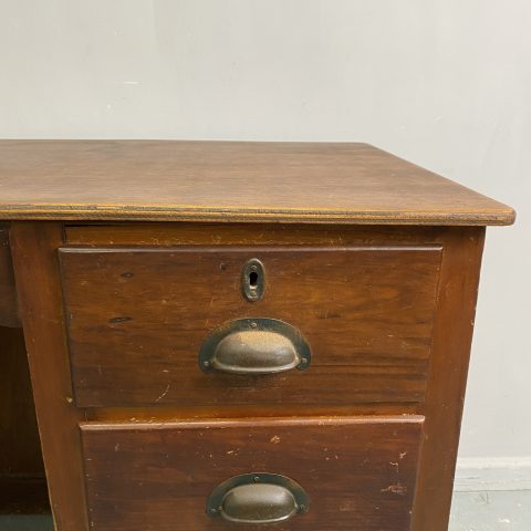 Vintage Timber Study Desk