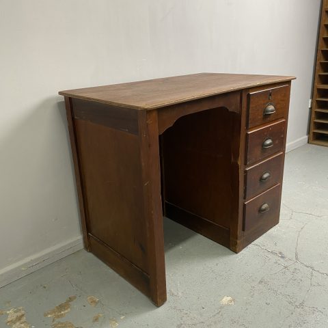 Vintage Timber Study Desk