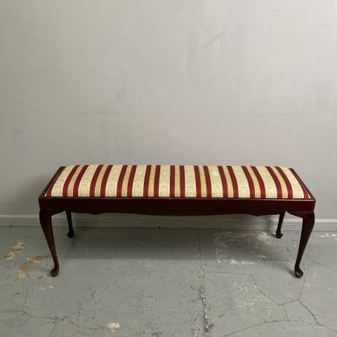 Vintage Upholstered Bench Seat