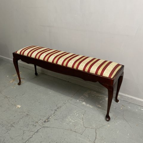 Vintage Upholstered Bench Seat