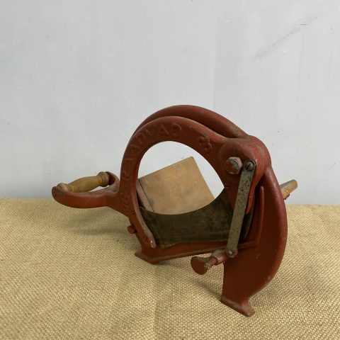 Vintage Red Radvaad Bread Cutter