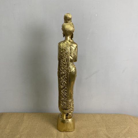 Golden Thai Woman Figure