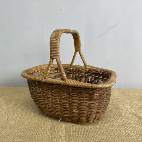 Vintage Cane Basket #46