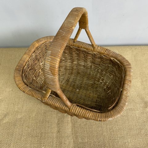 Vintage Cane Basket #46