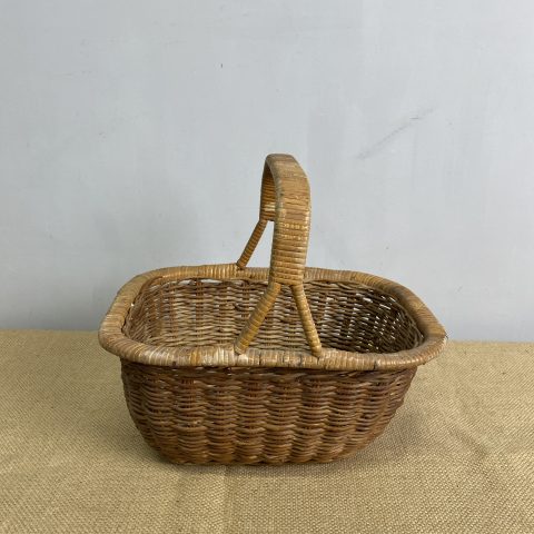 Vintage Cane Basket #46