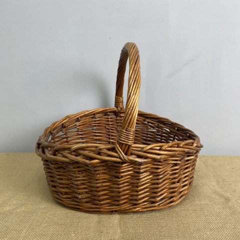 Vintage Cane Basket #47